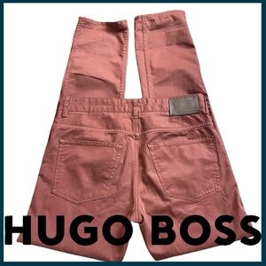 BOSS Hugo Boss Burgundy Slim Stretch 5 Pocket Jeans (31x32)